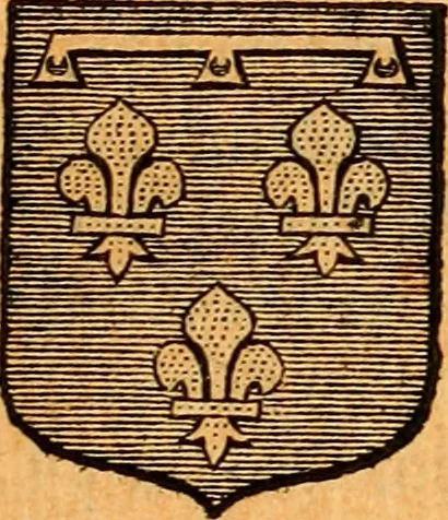 An illustration from Les généaologies historiques des rois, empereurs, &c : et de toutes les maisons souveraines qui ont subsisté jusqu'à présent, exposées dans les cartes généalogiques tirées des meilleurs auteurs, avec des explications historiques et chronologiques .., 1736, leaf 364