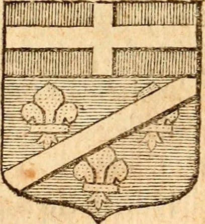 An illustration from Les généaologies historiques des rois, empereurs, &c : et de toutes les maisons souveraines qui ont subsisté jusqu'à présent, exposées dans les cartes généalogiques tirées des meilleurs auteurs, avec des explications historiques et chronologiques .., 1736, leaf 382