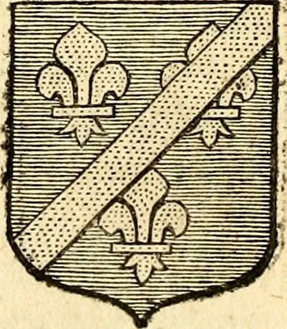 An illustration from Les généaologies historiques des rois, empereurs, &c : et de toutes les maisons souveraines qui ont subsisté jusqu'à présent, exposées dans les cartes généalogiques tirées des meilleurs auteurs, avec des explications historiques et chronologiques .., 1736, leaf 391
