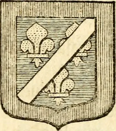 An illustration from Les généaologies historiques des rois, empereurs, &c : et de toutes les maisons souveraines qui ont subsisté jusqu'à présent, exposées dans les cartes généalogiques tirées des meilleurs auteurs, avec des explications historiques et chronologiques .., 1736, leaf 429