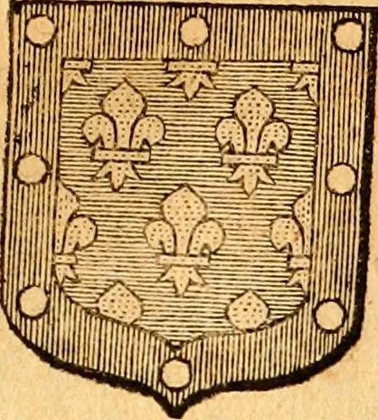 An illustration from Les généaologies historiques des rois, empereurs, &c : et de toutes les maisons souveraines qui ont subsisté jusqu'à présent, exposées dans les cartes généalogiques tirées des meilleurs auteurs, avec des explications historiques et chronologiques .., 1736, leaf 482
