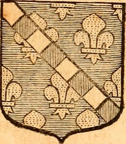 An illustration from Les généaologies historiques des rois, empereurs, &c : et de toutes les maisons souveraines qui ont subsisté jusqu'à présent, exposées dans les cartes généalogiques tirées des meilleurs auteurs, avec des explications historiques et chronologiques .., 1736, leaf 498