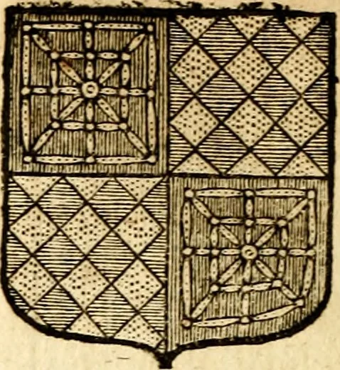 An illustration from Les généaologies historiques des rois, empereurs, &c : et de toutes les maisons souveraines qui ont subsisté jusqu'à présent, exposées dans les cartes généalogiques tirées des meilleurs auteurs, avec des explications historiques et chronologiques .., 1736, leaf 507