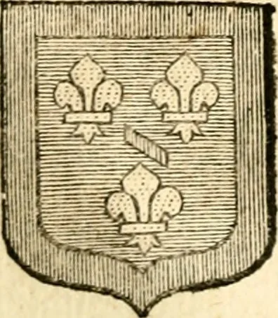 An illustration from Les généaologies historiques des rois, empereurs, &c : et de toutes les maisons souveraines qui ont subsisté jusqu'à présent, exposées dans les cartes généalogiques tirées des meilleurs auteurs, avec des explications historiques et chronologiques .., 1736, leaf 515