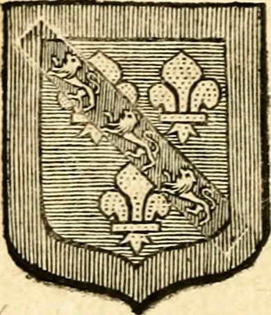 An illustration from Les généaologies historiques des rois, empereurs, &c : et de toutes les maisons souveraines qui ont subsisté jusqu'à présent, exposées dans les cartes généalogiques tirées des meilleurs auteurs, avec des explications historiques et chronologiques .., 1736, leaf 515
