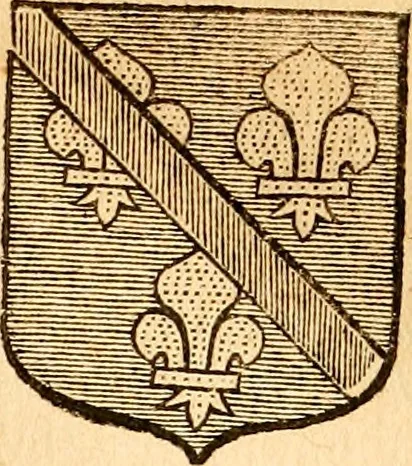 An illustration from Les généaologies historiques des rois, empereurs, &c : et de toutes les maisons souveraines qui ont subsisté jusqu'à présent, exposées dans les cartes généalogiques tirées des meilleurs auteurs, avec des explications historiques et chronologiques .., 1736, leaf 520
