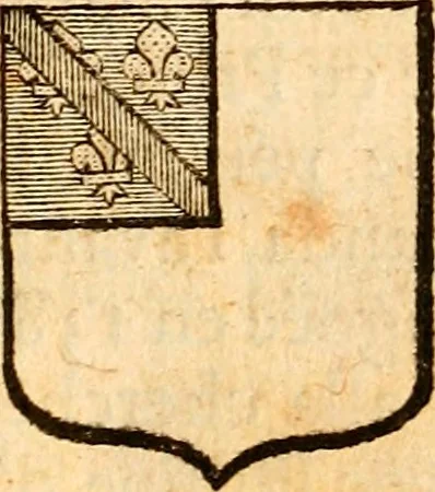 An illustration from Les généaologies historiques des rois, empereurs, &c : et de toutes les maisons souveraines qui ont subsisté jusqu'à présent, exposées dans les cartes généalogiques tirées des meilleurs auteurs, avec des explications historiques et chronologiques .., 1736, leaf 526