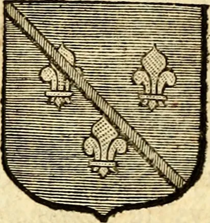 An illustration from Les généaologies historiques des rois, empereurs, &c : et de toutes les maisons souveraines qui ont subsisté jusqu'à présent, exposées dans les cartes généalogiques tirées des meilleurs auteurs, avec des explications historiques et chronologiques .., 1736, leaf 529