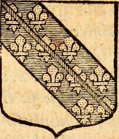 An illustration from Les généaologies historiques des rois, empereurs, &c : et de toutes les maisons souveraines qui ont subsisté jusqu'à présent, exposées dans les cartes généalogiques tirées des meilleurs auteurs, avec des explications historiques et chronologiques .., 1736, leaf 536