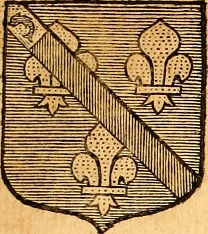 An illustration from Les généaologies historiques des rois, empereurs, &c : et de toutes les maisons souveraines qui ont subsisté jusqu'à présent, exposées dans les cartes généalogiques tirées des meilleurs auteurs, avec des explications historiques et chronologiques .., 1736, leaf 542