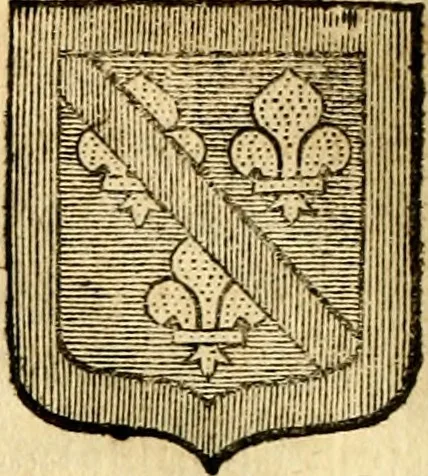 An illustration from Les généaologies historiques des rois, empereurs, &c : et de toutes les maisons souveraines qui ont subsisté jusqu'à présent, exposées dans les cartes généalogiques tirées des meilleurs auteurs, avec des explications historiques et chronologiques .., 1736, leaf 553