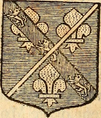 An illustration from Les généaologies historiques des rois, empereurs, &c : et de toutes les maisons souveraines qui ont subsisté jusqu'à présent, exposées dans les cartes généalogiques tirées des meilleurs auteurs, avec des explications historiques et chronologiques .., 1736, leaf 560