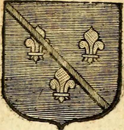 An illustration from Les généaologies historiques des rois, empereurs, &c : et de toutes les maisons souveraines qui ont subsisté jusqu'à présent, exposées dans les cartes généalogiques tirées des meilleurs auteurs, avec des explications historiques et chronologiques .., 1736, leaf 569
