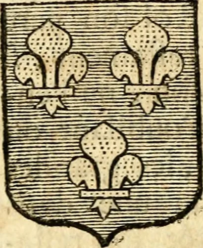 An illustration from Les généaologies historiques des rois, empereurs, &c : et de toutes les maisons souveraines qui ont subsisté jusqu'à présent, exposées dans les cartes généalogiques tirées des meilleurs auteurs, avec des explications historiques et chronologiques .., 1736, leaf 583