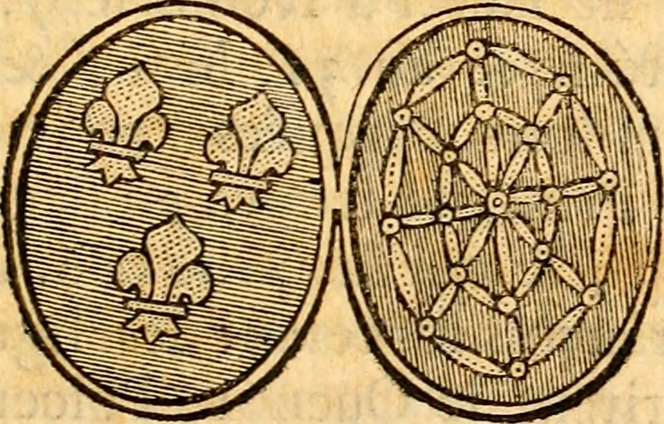 An illustration from Les généaologies historiques des rois, empereurs, &c : et de toutes les maisons souveraines qui ont subsisté jusqu'à présent, exposées dans les cartes généalogiques tirées des meilleurs auteurs, avec des explications historiques et chronologiques .., 1736, leaf 590