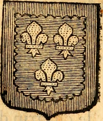 An illustration from Les généaologies historiques des rois, empereurs, &c : et de toutes les maisons souveraines qui ont subsisté jusqu'à présent, exposées dans les cartes généalogiques tirées des meilleurs auteurs, avec des explications historiques et chronologiques .., 1736, leaf 600