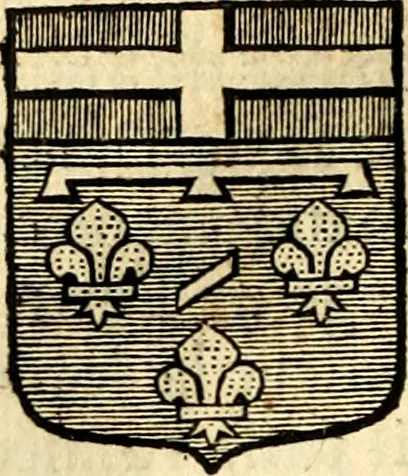 An illustration from Les généaologies historiques des rois, empereurs, &c : et de toutes les maisons souveraines qui ont subsisté jusqu'à présent, exposées dans les cartes généalogiques tirées des meilleurs auteurs, avec des explications historiques et chronologiques .., 1736, leaf 615