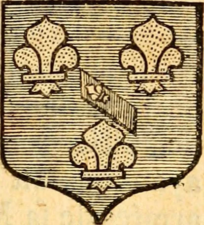 An illustration from Les généaologies historiques des rois, empereurs, &c : et de toutes les maisons souveraines qui ont subsisté jusqu'à présent, exposées dans les cartes généalogiques tirées des meilleurs auteurs, avec des explications historiques et chronologiques .., 1736, leaf 630