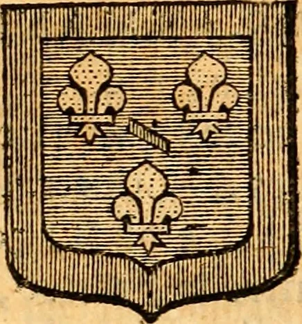 An illustration from Les généaologies historiques des rois, empereurs, &c : et de toutes les maisons souveraines qui ont subsisté jusqu'à présent, exposées dans les cartes généalogiques tirées des meilleurs auteurs, avec des explications historiques et chronologiques .., 1736, leaf 634