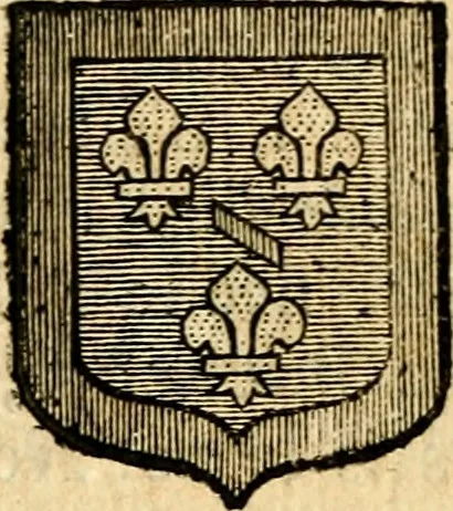 An illustration from Les généaologies historiques des rois, empereurs, &c : et de toutes les maisons souveraines qui ont subsisté jusqu'à présent, exposées dans les cartes généalogiques tirées des meilleurs auteurs, avec des explications historiques et chronologiques .., 1736, leaf 637