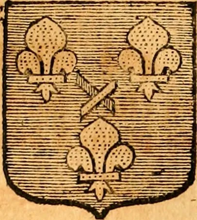 An illustration from Les généaologies historiques des rois, empereurs, &c : et de toutes les maisons souveraines qui ont subsisté jusqu'à présent, exposées dans les cartes généalogiques tirées des meilleurs auteurs, avec des explications historiques et chronologiques .., 1736, leaf 670