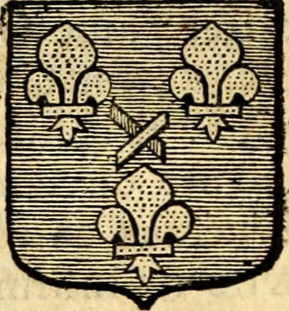 An illustration from Les généaologies historiques des rois, empereurs, &c : et de toutes les maisons souveraines qui ont subsisté jusqu'à présent, exposées dans les cartes généalogiques tirées des meilleurs auteurs, avec des explications historiques et chronologiques .., 1736, leaf 677