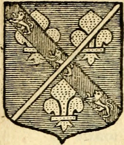 An illustration from Les généaologies historiques des rois, empereurs, &c : et de toutes les maisons souveraines qui ont subsisté jusqu'à présent, exposées dans les cartes généalogiques tirées des meilleurs auteurs, avec des explications historiques et chronologiques .., 1736, leaf 689