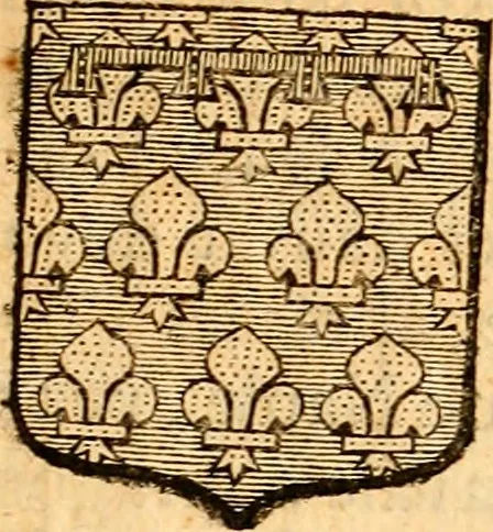 An illustration from Les généaologies historiques des rois, empereurs, &c : et de toutes les maisons souveraines qui ont subsisté jusqu'à présent, exposées dans les cartes généalogiques tirées des meilleurs auteurs, avec des explications historiques et chronologiques .., 1736, leaf 692