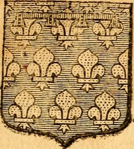 An illustration from Les généaologies historiques des rois, empereurs, &c : et de toutes les maisons souveraines qui ont subsisté jusqu'à présent, exposées dans les cartes généalogiques tirées des meilleurs auteurs, avec des explications historiques et chronologiques .., 1736, leaf 694