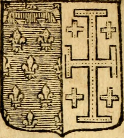 An illustration from Les généaologies historiques des rois, empereurs, &c : et de toutes les maisons souveraines qui ont subsisté jusqu'à présent, exposées dans les cartes généalogiques tirées des meilleurs auteurs, avec des explications historiques et chronologiques .., 1736, leaf 703