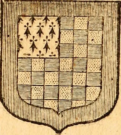 An illustration from Les généaologies historiques des rois, empereurs, &c : et de toutes les maisons souveraines qui ont subsisté jusqu'à présent, exposées dans les cartes généalogiques tirées des meilleurs auteurs, avec des explications historiques et chronologiques .., 1736, leaf 708