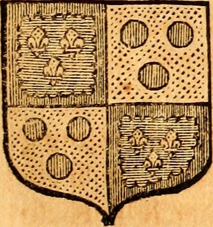 An illustration from Les généaologies historiques des rois, empereurs, &c : et de toutes les maisons souveraines qui ont subsisté jusqu'à présent, exposées dans les cartes généalogiques tirées des meilleurs auteurs, avec des explications historiques et chronologiques .., 1736, leaf 770