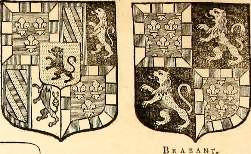 An illustration from Les généaologies historiques des rois, empereurs, &c : et de toutes les maisons souveraines qui ont subsisté jusqu'à présent, exposées dans les cartes généalogiques tirées des meilleurs auteurs, avec des explications historiques et chronologiques .., 1736, leaf 776