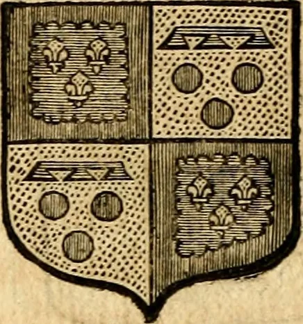 An illustration from Les généaologies historiques des rois, empereurs, &c : et de toutes les maisons souveraines qui ont subsisté jusqu'à présent, exposées dans les cartes généalogiques tirées des meilleurs auteurs, avec des explications historiques et chronologiques .., 1736, leaf 781