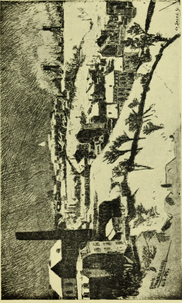 An illustration from Les graveurs liégeois, 1908, leaf 124