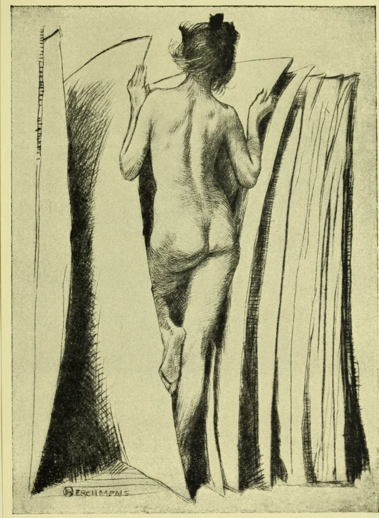 An illustration from Les graveurs liégeois, 1908, leaf 132