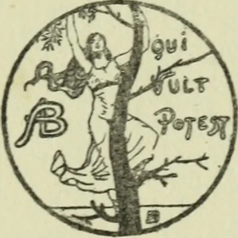 An illustration from Les graveurs liégeois, 1908, leaf 160
