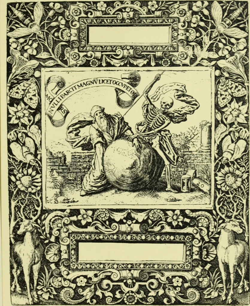 An illustration from Les graveurs liégeois, 1908, leaf 58