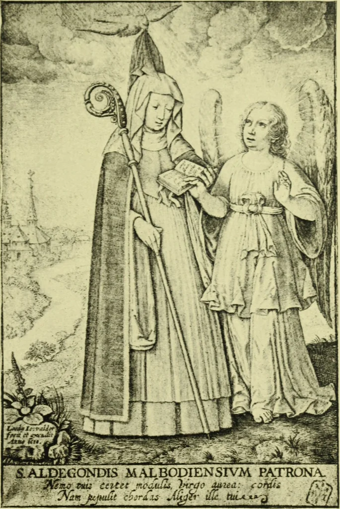 An illustration from Les graveurs liégeois, 1908, leaf 66
