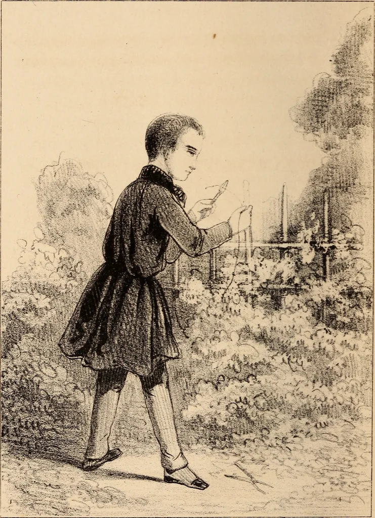 An illustration from Les heures de loisir, 1842, leaf 149