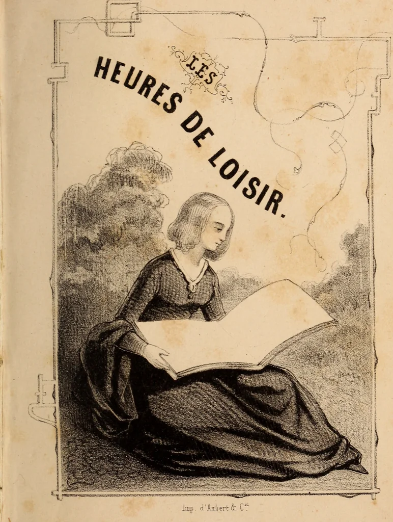 An illustration from Les heures de loisir, 1842, leaf 6
