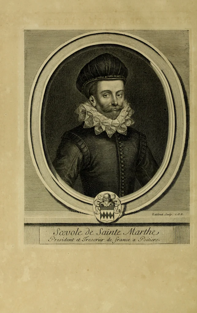 An illustration from Les hommes illustres qui ont paru en France pendant ce siecle : avec leurs portraits au naturel, 1696, leaf 119