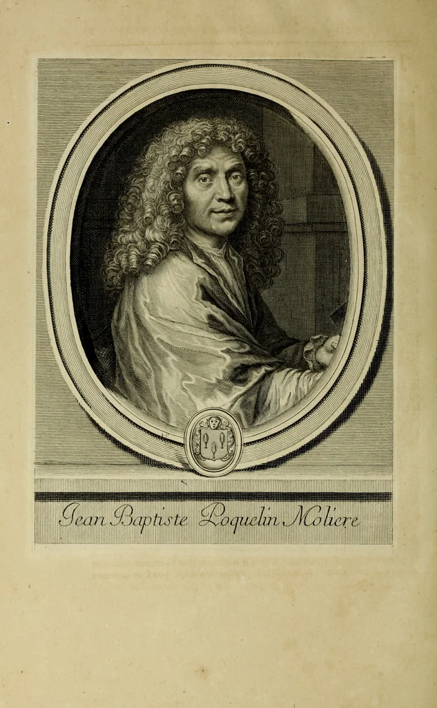 An illustration from Les hommes illustres qui ont paru en France pendant ce siecle : avec leurs portraits au naturel, 1696, leaf 183
