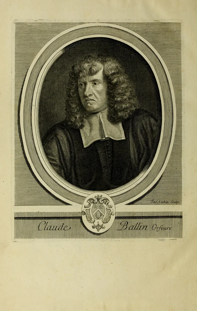 An illustration from Les hommes illustres qui ont paru en France pendant ce siecle : avec leurs portraits au naturel, 1696, leaf 223
