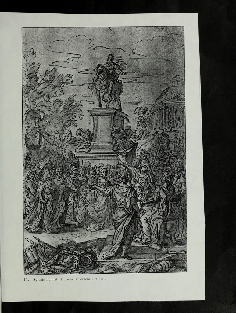 An illustration from Les hommes illustres qui ont paru en France pendant ce siecle : avec leurs portraits au naturel, 1696, leaf 232
