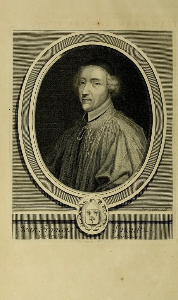 An illustration from Les hommes illustres qui ont paru en France pendant ce siecle : avec leurs portraits au naturel, 1696, leaf 43