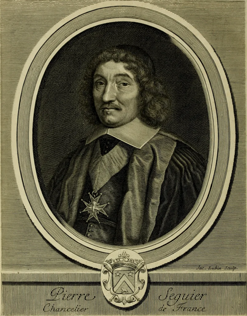 An illustration from Les hommes illustres qui ont paru en France pendant ce siecle : avec leurs portraits au naturel, 1696, leaf 79