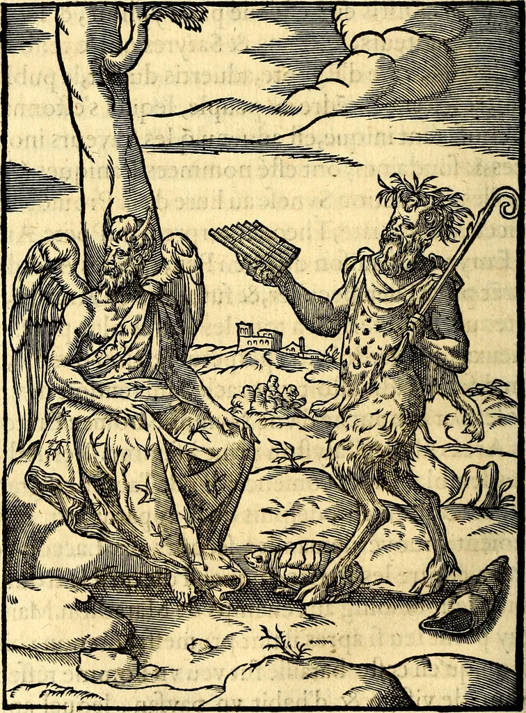 An illustration from Les images des dievx des anciens : contenans les idoles, covstvmes, ceremonies, & autres choses appartenans à la religion des payens, 1581, leaf 165