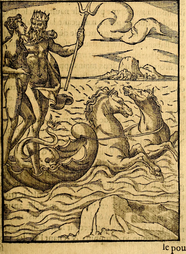 An illustration from Les images des dievx des anciens : contenans les idoles, covstvmes, ceremonies, & autres choses appartenans à la religion des payens, 1581, leaf 330