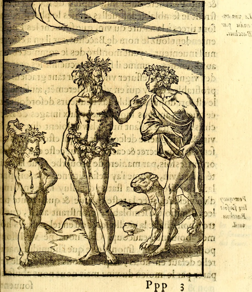 An illustration from Les images des dievx des anciens : contenans les idoles, covstvmes, ceremonies, & autres choses appartenans à la religion des payens, 1581, leaf 502